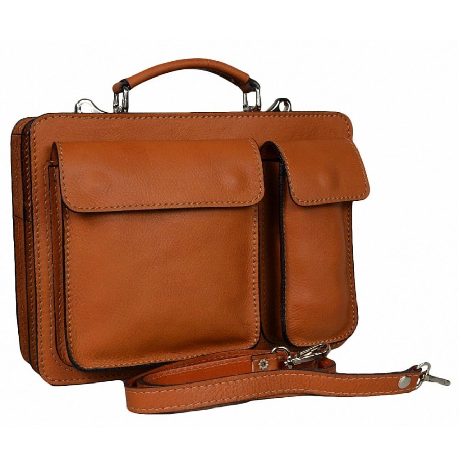 Ledertaschen Herren | VERA Vera Vr-3491 Cognac