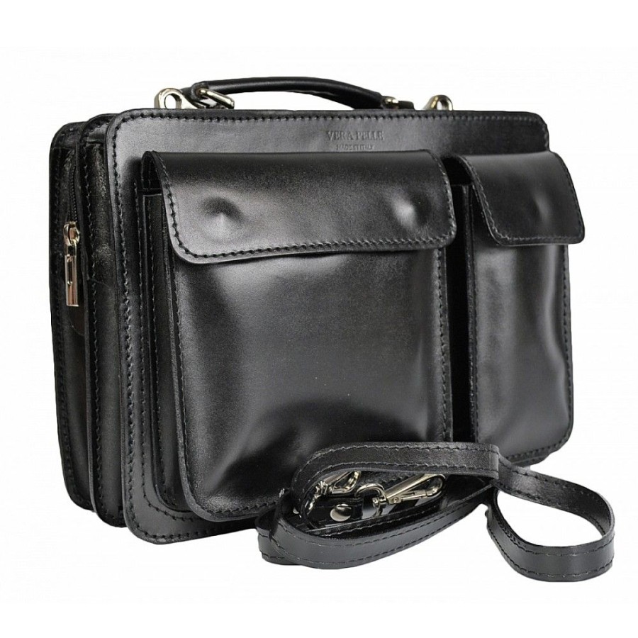 Ledertaschen Herren | VERA Vera Vr-2371 Schwarz